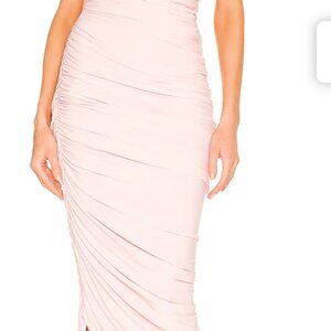 Norma Kamali Blush Pink Diana Gown